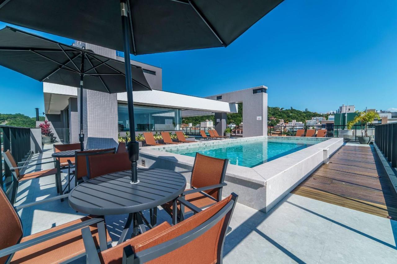 Adra 106 - Apartamento No Centro De Bombinhas - Rooftop Com Piscina E Academia - A Poucos Metros Da Praia - Eksteriør bilde
